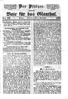 Pfälzer Freitag 5. November 1858