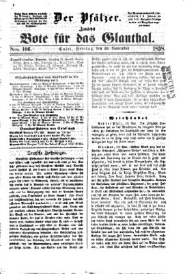 Pfälzer Freitag 19. November 1858