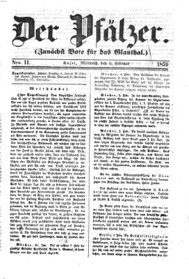 Pfälzer Mittwoch 9. Februar 1859