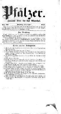 Pfälzer Dienstag 5. Juli 1859