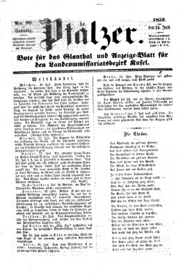 Pfälzer Sonntag 24. Juli 1859