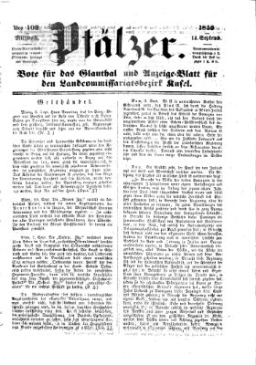 Pfälzer Mittwoch 14. September 1859