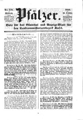 Pfälzer Mittwoch 26. Oktober 1859