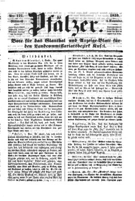 Pfälzer Mittwoch 2. November 1859