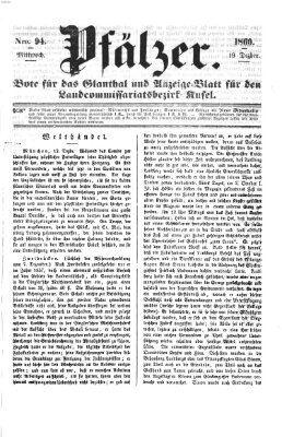 Pfälzer Mittwoch 19. Dezember 1860