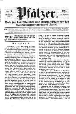 Pfälzer Mittwoch 9. Januar 1861