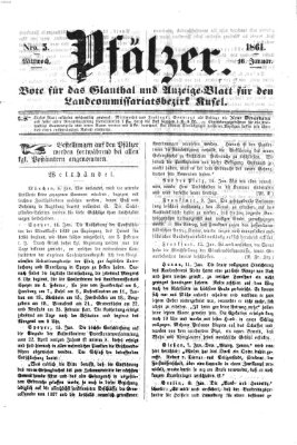 Pfälzer Mittwoch 16. Januar 1861