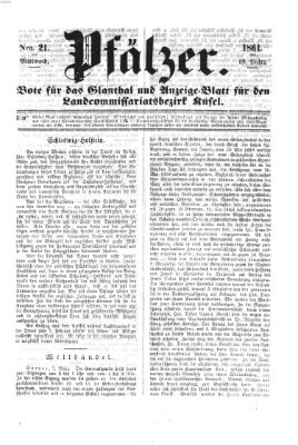 Pfälzer Mittwoch 13. März 1861