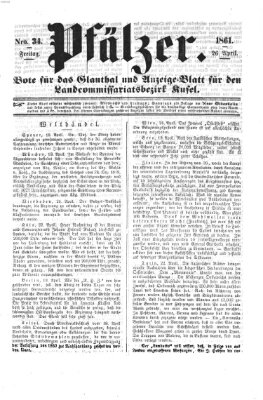 Pfälzer Freitag 26. April 1861