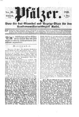 Pfälzer Mittwoch 1. Mai 1861