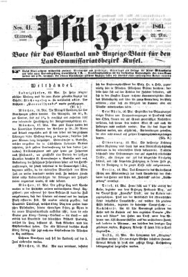 Pfälzer Mittwoch 22. Mai 1861