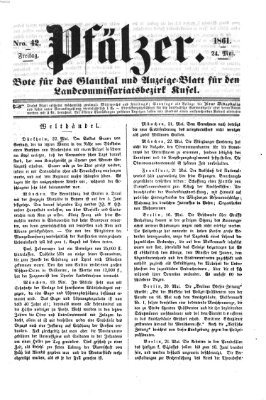 Pfälzer Freitag 24. Mai 1861