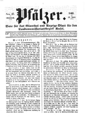 Pfälzer Mittwoch 12. Juni 1861