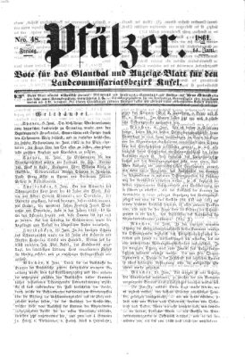 Pfälzer Freitag 14. Juni 1861