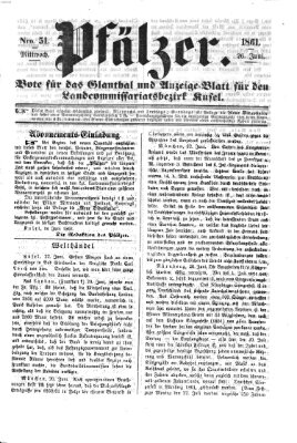 Pfälzer Mittwoch 26. Juni 1861