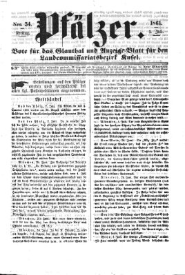 Pfälzer Freitag 5. Juli 1861