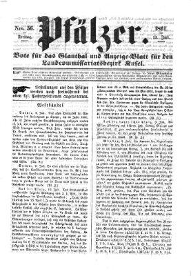 Pfälzer Freitag 12. Juli 1861