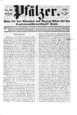 Pfälzer Mittwoch 24. Juli 1861