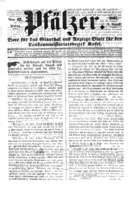 Pfälzer Freitag 2. August 1861