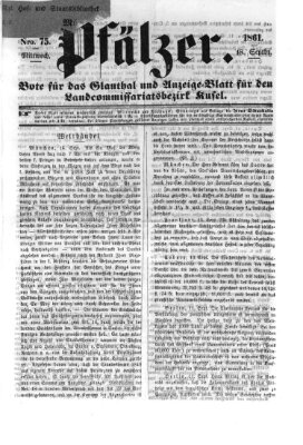 Pfälzer Mittwoch 18. September 1861