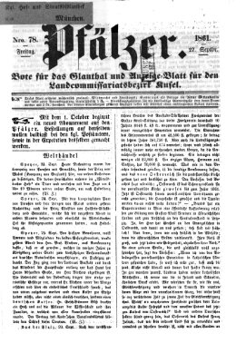 Pfälzer Freitag 27. September 1861