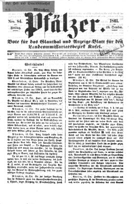 Pfälzer Freitag 18. Oktober 1861