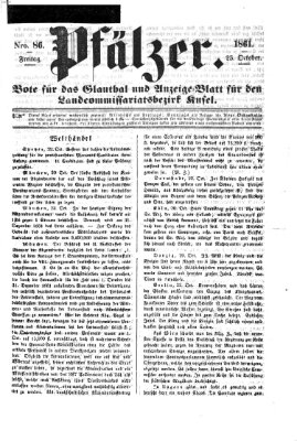 Pfälzer Freitag 25. Oktober 1861