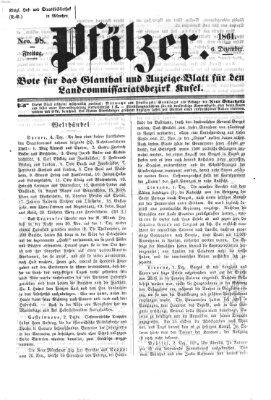 Pfälzer Freitag 6. Dezember 1861