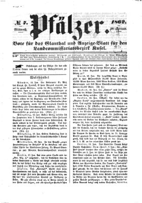 Pfälzer Mittwoch 22. Januar 1862