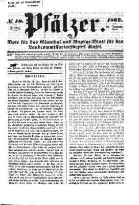 Pfälzer Freitag 31. Januar 1862