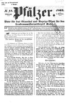 Pfälzer Mittwoch 5. Februar 1862