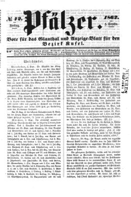 Pfälzer Freitag 5. September 1862