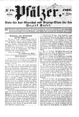 Pfälzer Freitag 26. September 1862