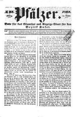 Pfälzer Freitag 14. November 1862