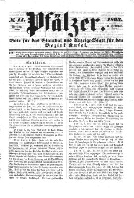 Pfälzer Freitag 6. Februar 1863