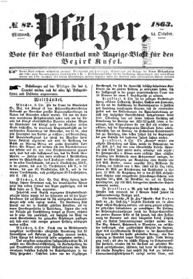 Pfälzer Mittwoch 14. Oktober 1863