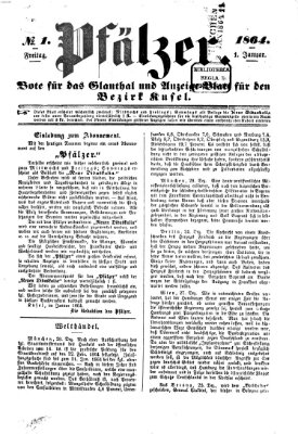 Pfälzer Freitag 1. Januar 1864