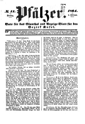 Pfälzer Freitag 5. Februar 1864