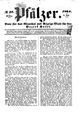 Pfälzer Freitag 6. Mai 1864