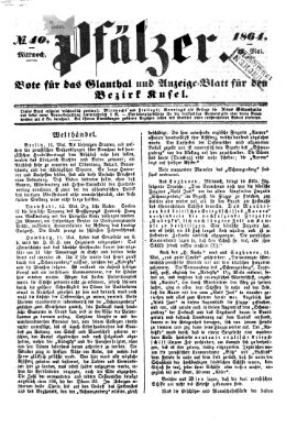 Pfälzer Mittwoch 18. Mai 1864