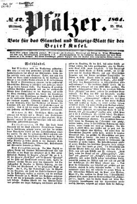 Pfälzer Mittwoch 25. Mai 1864