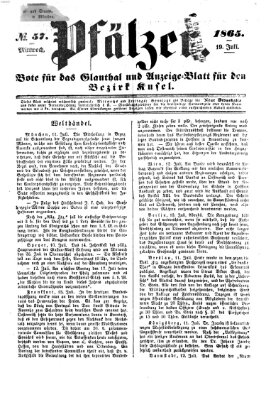 Pfälzer Mittwoch 19. Juli 1865