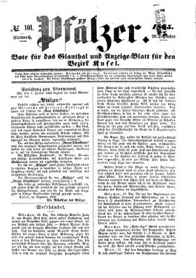 Pfälzer Mittwoch 20. Dezember 1865