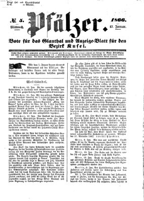 Pfälzer Mittwoch 17. Januar 1866