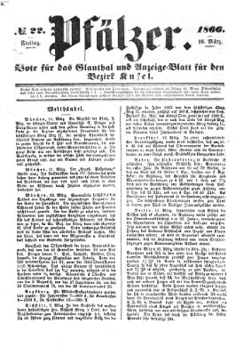 Pfälzer Freitag 16. März 1866