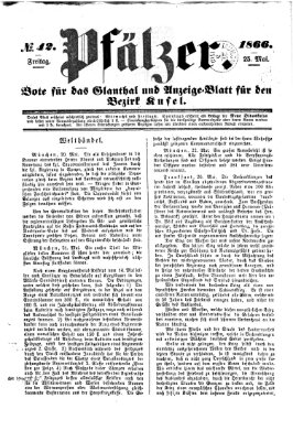 Pfälzer Freitag 25. Mai 1866