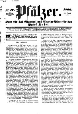 Pfälzer Mittwoch 13. Juni 1866