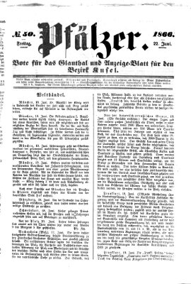 Pfälzer Freitag 22. Juni 1866