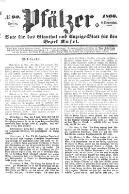 Pfälzer Freitag 9. November 1866