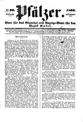 Pfälzer Mittwoch 12. Dezember 1866